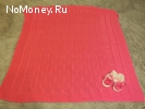 Плед вязаный для новорожденного.